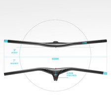 Manubrio MTB integrato Carbon