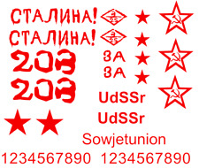 RC Panzer 1/16 Decalcomanie