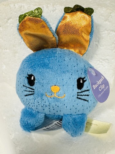 Zaino coniglietto blu clip