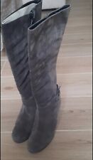 Stivali donna N.38 Camoscio Grigio 