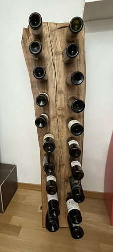 Porta bottiglie legno ferro - bottiglie, e