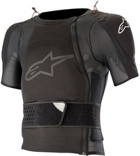 Pettorina Uomo Alpinestars SEQUENCE Protection Jacket Motocross Enduro Nero