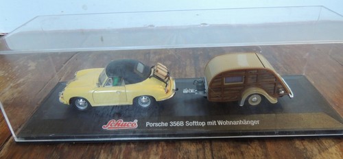 Cabriolet porsche 356 jaune - b,