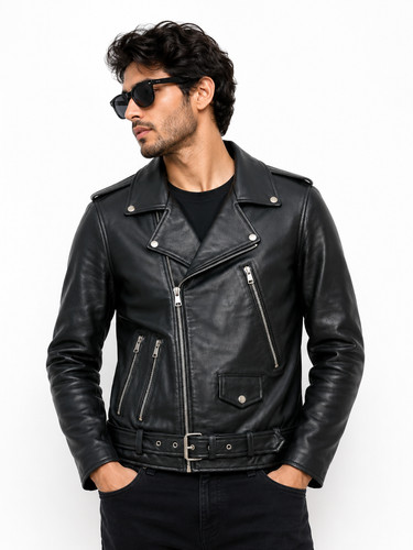 Giacca motociclista uomo pelle - motociclista,
