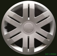 SET 4 COPRICERCHI COPPA RUOTA COPRIRUOTA BORCHIE PER RENAULT TRAFIC R16 S/LOGO