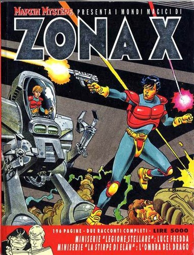 Fumetto zona martin - x,