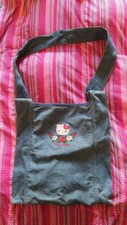 Borsetta jeans hello kitty - jeans,