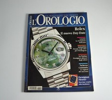 N5414    RIVISTA L'OROLOGIO MENSILE AGOSTO/SET 2001 N.99 ROLEX VACHERON FLEURIER