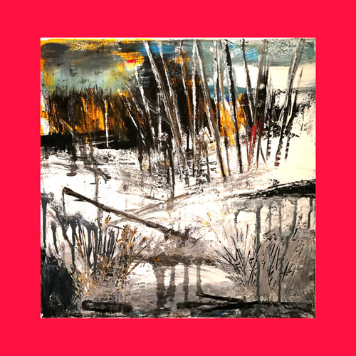 Quadro moderno paesaggio con