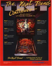 FLIPPER CINTURA NERA BALLY MIDWAY 1986