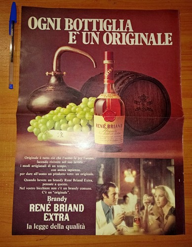 Pubblicità brandy rené - pubblicità.,