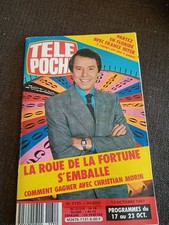 Magazine television TV TELE POCHE 1131-octobre 1987-la roue de la fortune/morin