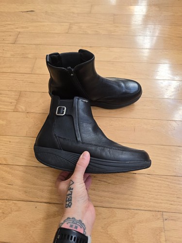 Mbt monochrome black leather - monochrome,