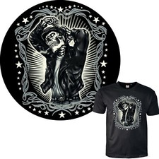T-shirt Rockabilly motivo
