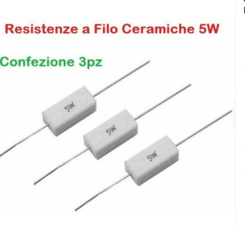 3pz resistenza ohm 5w - 3pz,