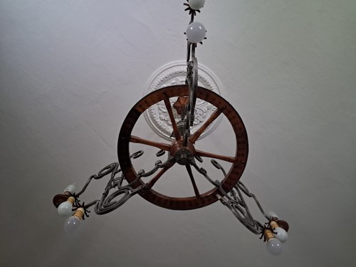 Lampadario ruota carro - di, e