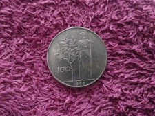 100 lire vulcano 1955 ottima