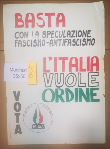 Poster manifesto msi italia - msi, l'italia
