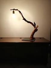 lampada da tavolo in pietra e