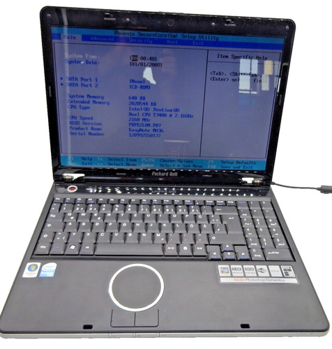 Notebook packard bell easynote - packard,