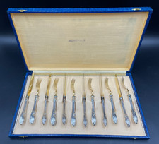 SET SERVIZIO POSATE DESSERT DOLCI DOLCE TORTA 6 pers ARGENTO 800 LAMA SOLINGEN