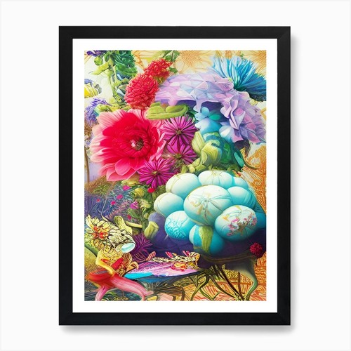Stampa artistica floreale