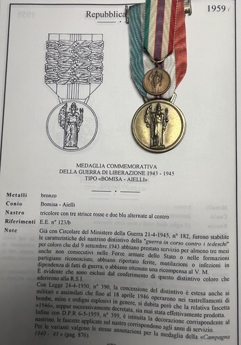 Medaglia commemorativa - medaglia, e