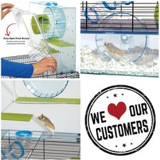 Spacious hamster cage - hamster, with