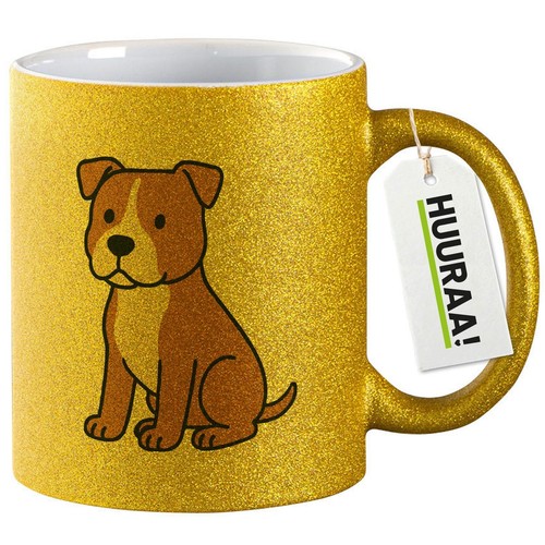 Tazza glitter american pit - tazza,