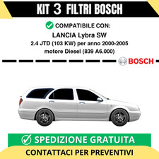 KIT BOSCH 3 Filtri tagliando