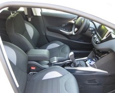 promo Bracciolo PEUGEOT 2008 (2013-2019) nero CUCITURE BIANCHE Wood Company