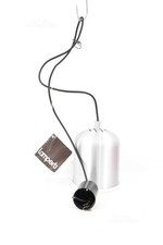 Lampada A Sospensione Lamperti Anni '80 Grigia Metalizzata Nuova