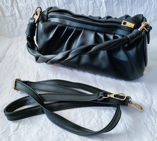 Borsa donna a mano/spalla nera