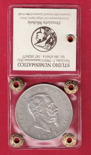 Lire 1877 roma - 1877, scudo