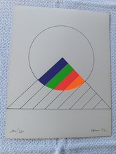 CARMI  EUGENIO  SERIGRAFIA   DATATA  1972   FIRMATA  E  NUMERATA.