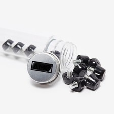 Borchie da calcio nere TPU