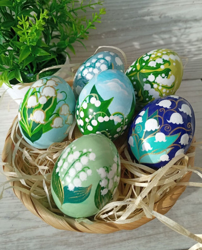Uova pasqua legno - pasqua,