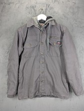 Giacca uomo Dickies da lavoro full zip con cappuccio taglia small completamente foderata zip e bottoni a pressione