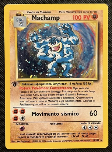 Pokémon machamp holo 102 - machamp,