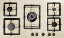 ELLECI Piano Cottura a Gas 5 Fuochi Incasso 90 cm Avena PGSP90151CS Plano