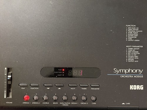 Korg symphony orchestra modulo - symphony,