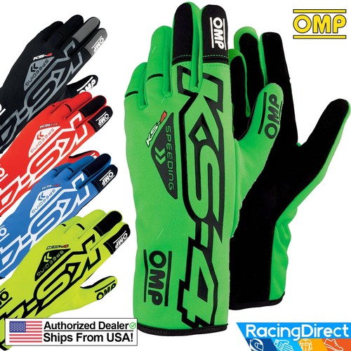 Omp guanti da karting - ks-4, |