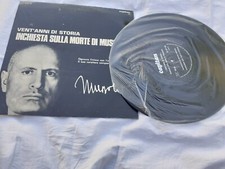 Disco Vinile 33 Mussolini I Discorsi Campagna Politica E Guerre Di Spagna