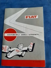 CONSIGLI AGLI UTENTI FIAT 1965