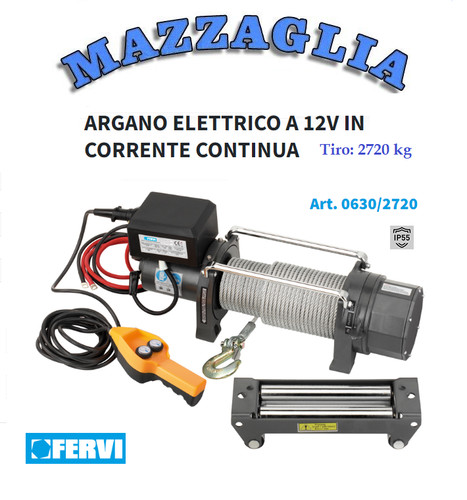 Fervi argano elettrico - a, 12v