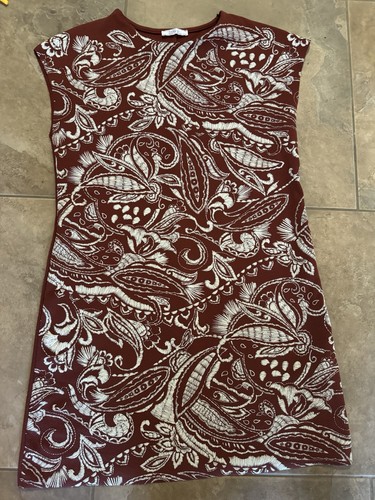 Abito zara basic marrone - zara,