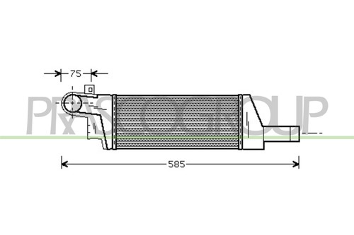 Intercooler llk alluminio - llk,