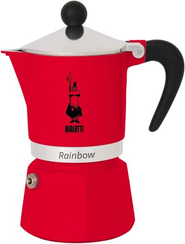 Bialetti rosso arcobaleno - rosso, 3
