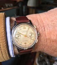 CHARLES NICOLET,  calibro Landeron 39 ruota colonna (column wheel). Anni '50.