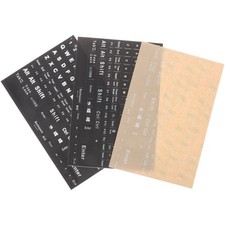  3 Sheets Adesivi Per Note Sulla Tastiera Computer Adesivo Con Lettera